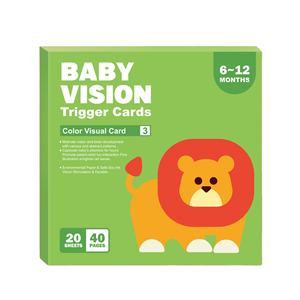 Tarjetas cognitivas de aprendizaje de estimulación visual de alto contraste personalizadas Flashcard de papel blanco y negro para bebés de 0-3-6-12-36 <span class=keywords><strong>meses</strong></span> - Product Image 1