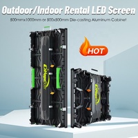 Pantalla LED de Vídeo para Interiores y Exteriores de 500x500 mm, P2.6 P2.9 P3.91 P4.8, Fondo de Escenario, Empalme sin Costuras, Pantalla LED de Alquiler