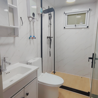 Rumah Kontainer Ekspansiabel Prefab Tiny Home Desain Kayu Dua Sayap Rumah Modular Portabel Langsung dari Pabrik