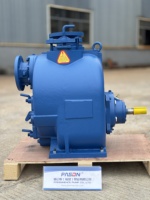 Usine vente directe auto-amorçante centrifuge 6 pouces moteur diesel haute pression pompe à eaux usées machine avec tracteur