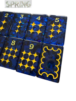 Ensemble de Mahjong Portable Premium 2026 – 160 Tuiles à Motif Confettis Vibrant – Taille Standard et Voyage pour Réunions Familiales
