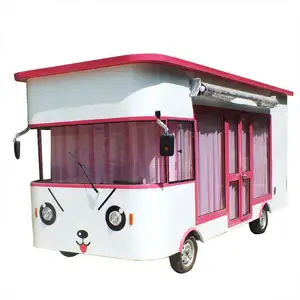 음식을 위한 보편적인 버스 음식 트럭 remorque 싼 간이 건축물