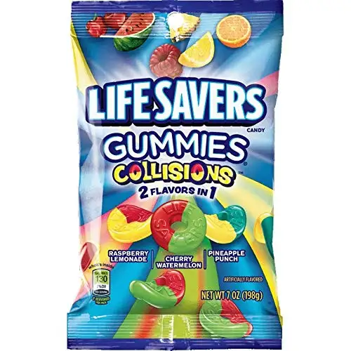 Gummi Savers Dụng Cụ Cứu Hộ Gummies Va Chạm Các Loại Hương Vị, 7 Oz [12 Túi]