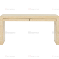 Newstar, style simple et luxueux, marbre naturel poli, beige, travertin, bureau, salle de bureau, bureau commercial, design de table