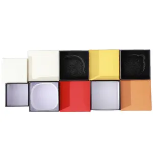 Superventas terciopelo portátil diseño único colorido, terciopelo Mini joyero almeja Shell pendientes cajas/