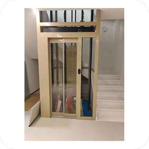 Harga pabrik angkat traksi tinggi kapasitas besar 0.4 m/s Lift penumpang dalam ruangan untuk Vila Apartemen hotel angkat tangga keselamatan - Product Image 5