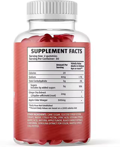 Tùy chỉnh APPLE CIDER dấm Gummies kẹo thực vật tự nhiên chiết xuất cai nghiện đốt cháy chất béo giảm cân Gummies - Product Image 2