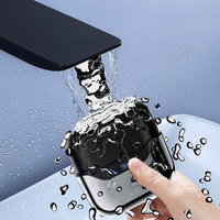 MENGLI Mini afeitadora inteligente para hombres Triple hoja reciprocante levitación magnética carga eléctrica lavado de agua IPX7 Digital