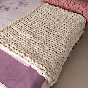 SZ1475 Couverture en chenille épaisse tricotée à la main, super douce, pour canapé, lit, décoration de la maison de luxe - Product Image 5