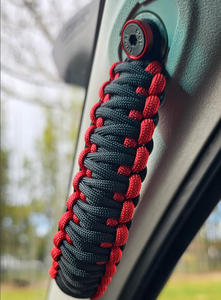 Poignée <span class=keywords><strong>de</strong></span> maintien <span class=keywords><strong>de</strong></span> voiture en polyester, personnalisable avec logo, universelle, pour appui-tête <span class=keywords><strong>de</strong></span> siège arrière, faite à la main, rétractable, en paracorde, pour <span class=keywords><strong>barre</strong></span> anti-roulis - Product Image 4