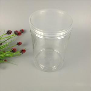 Contenedores de almacenamiento de alimentos de plástico de alta densidad Tapas de aluminio a prueba de fugas Frascos de plástico transparente de diseño apilable para almacenar productos secos - Product Image 4