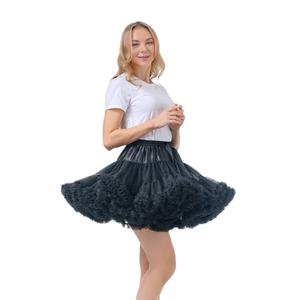 <span class=keywords><strong>Jupon</strong></span> Tutu Bouffant pour Adulte 40 cm en Maille Hexagonale Moelleuse Superposée Crinoline pour Robe de Mariée Fête Ballet Jupe Tutu pour Femme - Product Image 4