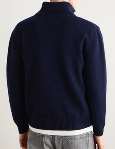 <span class=keywords><strong>Cardigan</strong></span> con <span class=keywords><strong>cerniera</strong></span> in maglia su misura per uomo in autunno e in inverno, tinta unita, cappotto di lana semplice ed elegante - Product Image 2