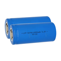Cellule de batterie LiFePO4 32700 3.2V 6000mAh 15AH 20AH |   3500+ cycles |   Batterie solide cylindrique rechargeable -20~60 |   Accueil