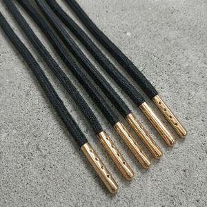 Custom High-quality 3mm Round Waxed Cotton Shoelaces for Hiking <b>Boots</b> Oxford <b>Leather</b> Footwear Waterproof 1 Pair - Product Image 2