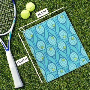 Serviette de golf personnalisée en microfibre noire dernière conception avec œillets et crochet en coton doux Serviette de sport - Product Image 2