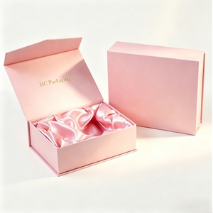 Luxury Cosmetic Packaging Solution Magnetic Book Box Custom Logo Premium Gift Packaging Eco-friendly Material Folding Structure - Product Image 1