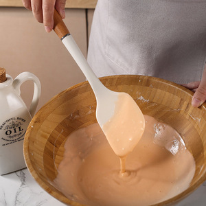 Silicone Spatula Non Stick High Temperature Resistant Cooking Utensil For Frying Pan Stirring Scraping - Product Image 2