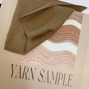 Nm2/48 Semi-Worsted 5% Cashmere 20% GRS Recycled Nylon 55% Recycled <b>Polyester</b> 20% Acrylic Blend <b>Yarn</b> for Knitting Textile Raw - Product Image 1