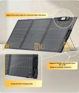 Panneau solaire bifacial pliable ultra-léger de 3e génération Ecoflow 160W 220W 400w, module de charge portable pour le camping et l'utilisation en extérieur - Product Image 5
