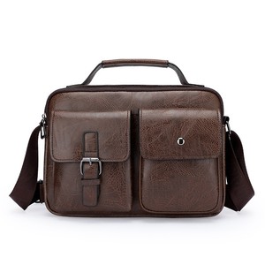 Durable Lightweight Vintage Crossbody <b>Bags</b> High Quality Male Package PU Leather Handbag Capacity Men Messenger <b>Bags</b> - Product Image 6
