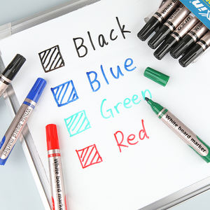 Gxin-Juego de rotuladores de pizarra blanca de colores internacionales económicos, tinta seca segura de mayor calidad, Gxin, para oficina - Product Image 5