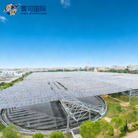 Structure de montage solaire photovoltaïque légère pour toitures, conçue pour les bâtiments industriels, système de montage photovoltaïque commercial et industriel