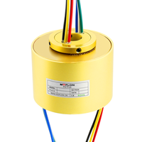 Moflon 3/5/8/9/12 pôles broche anneau de glissement Joint rotatif connecteur rotatif électrique