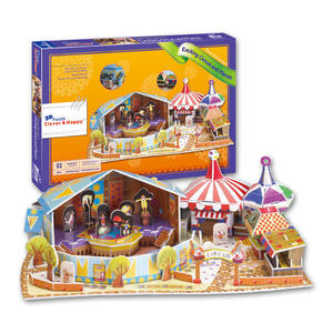 Nouvel appareil de <span class=keywords><strong>Puzzle</strong></span> romantique, pendentif <span class=keywords><strong>3D</strong></span>, en papier, bricolage, 79 pièces - Product Image 2