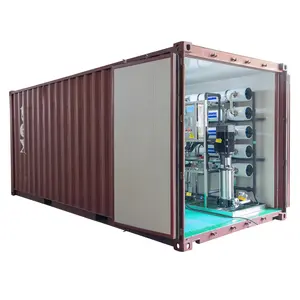Sea water desalination plant 15 Tons per hour pure water purification equipment 2 stage RO system