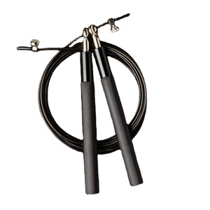 Corde à sauter de haute qualité avec roulement de 3 m, longueur réglable, poignée en aluminium et câble en acier pour le saut à la corde - Prix promotionnel - Product Image 5