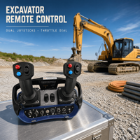 Télécommande radio hydraulique sans fil pour excavatrice de machinerie lourde, pour équipement de construction et opération industrielle