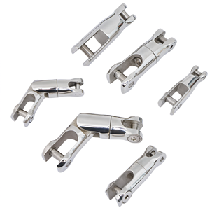 Connecteur d'ancrage à simple lien Inherit 12 mm en acier inoxydable 316 poli pour matériel de bateau et yacht marin - Product Image 1