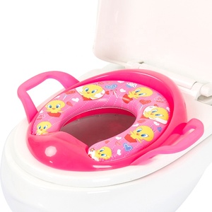 Pot <span class=keywords><strong>de</strong></span> toilette pour bébé, doux, rembourré, imprimé, <span class=keywords><strong>housse</strong></span> <span class=keywords><strong>de</strong></span> siège d'entraînement avec poignée <span class=keywords><strong>de</strong></span> siège <span class=keywords><strong>de</strong></span> toilette - Product Image 2