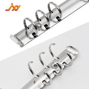 Kim Loại 6 Vòng Nhật Ký Thư Mục Ngân Sách Chất Kết Dính Lá Lỏng Cơ Chế 152Mm Cho A6 A7 Bạc Nickel/Ánh Sáng Vàng Hồng Vàng Môi Trường - Product Image 2