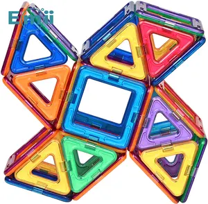 Emii blocos magnéticos EN71 certificada Building Tiles STEM brinquedos educativos para 3 + Ano Kids Brinquedos