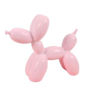 Creative Art Fashion Animal Style Sculpture Black White Dog Resin Balloon Dog Statue Hand-painted French Style Home <strong>Decoration</strong> - Product Image 1