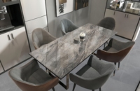 Dalle de porcelaine ultra-mince en pierre artificielle frittée 3200x1600mm pour comptoir de cuisine, plateau de table et mur de fond - Vente en gros