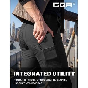 Pantalon de travail tactique extensible pour homme, taille haute, résistant à l'eau, en tissu ripstop, pour les agents de sécurité et de police - Product Image 6