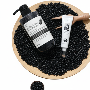 [SOY LAB] Shampooing bio pour le cuir chevelu aux haricots noirs, ensemble d'ampoules au miel pour cheveux colorés - Nettoyage en profondeur, nourrissant, hydratant - Product Image 2