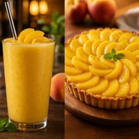 Graad A Halal IQF Diepvries Gele Perzik Schijfjes Groothandel |   100% natuurlijke, vers gesneden perziken voor bakkerijjam & -sap