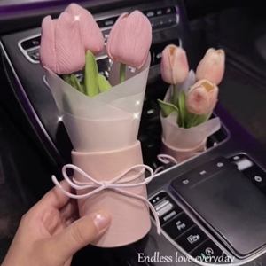 Empaque Elegante con Altavoz Bluetooth Inteligente y Ramo de Tulipanes, Ideal para Regalo Sorpresa para Mujeres y Celebración con Colegas - Product Image 3