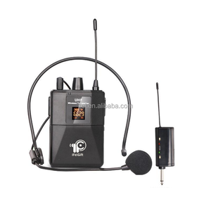 U61ET Microphone sans fil portable professionnel Collier serre-tête pour les cours de professeurs de <span class=keywords><strong>chant</strong></span> Excellente qualité d'enregistrement - Product Image 1