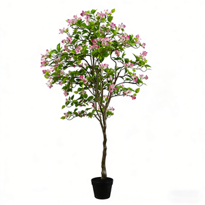 <b>Artificial</b> Bougainvillea <b>Tree</b> Silk Flower <b>Tree</b> 155cm Realistic Floral Decor for Wedding Home Garden - Product Image 1