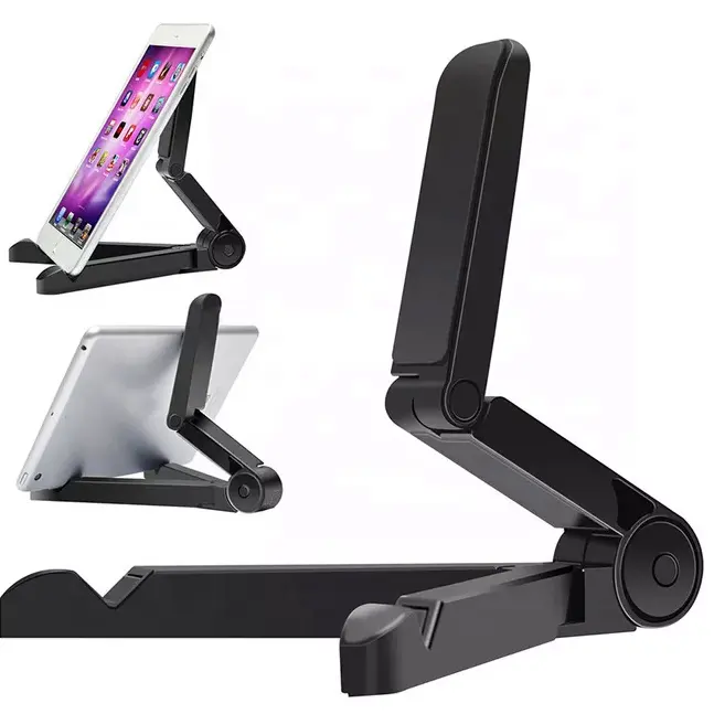 Folding Adjustable Multi Angle Desktop Tablet Holder Mount Light Weight Portable Mobile Phone Stand for ipad
