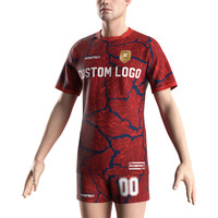 Mode Sublimation Formation Workout Team Crewneck Hommes Gym Sport Tee Shirt Team Jerseys Rugby Shirts Canada