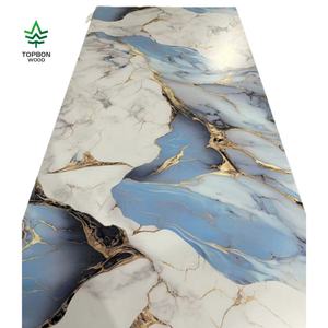 Foglio in PVC Effetto Marmo Realistico Stampato UV da 3mm Selezionato <span class=keywords><strong>a</strong></span> Mano con Sigillatura Resistente all'Acqua <span class=keywords><strong>per</strong></span> Pareti di Ville di Lusso e <span class=keywords><strong>Interni</strong></span> di Hotel - Product Image 2