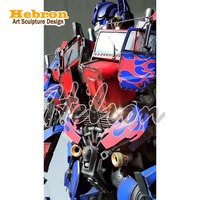 Costume LED de robot Optimus Prime pour Halloween, 2,7 m de haut, mascotte pour adultes, performance, danse