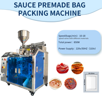 Machine d'emballage de pâte et de liquide de sauce à la citrouille de qualité alimentaire