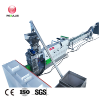 Ligne de production de refroidissement par brin certifiée CE, extrudeuse de flocons de PP, extrudeuse de copeaux de LDPE, ligne de recyclage de plastique, ligne de granulation